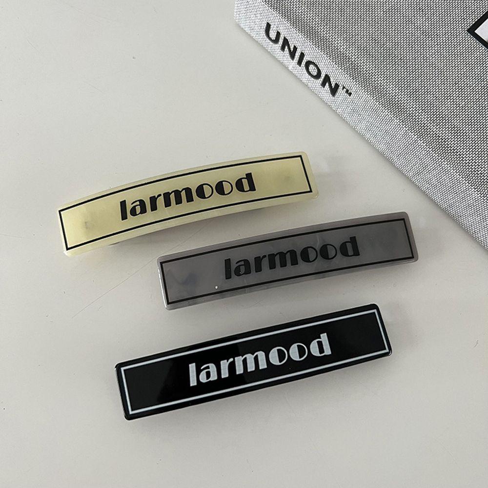 Kẹp Tóc Acrylic In Chữ Thời Trang Mùa Xuân Cho Nữ