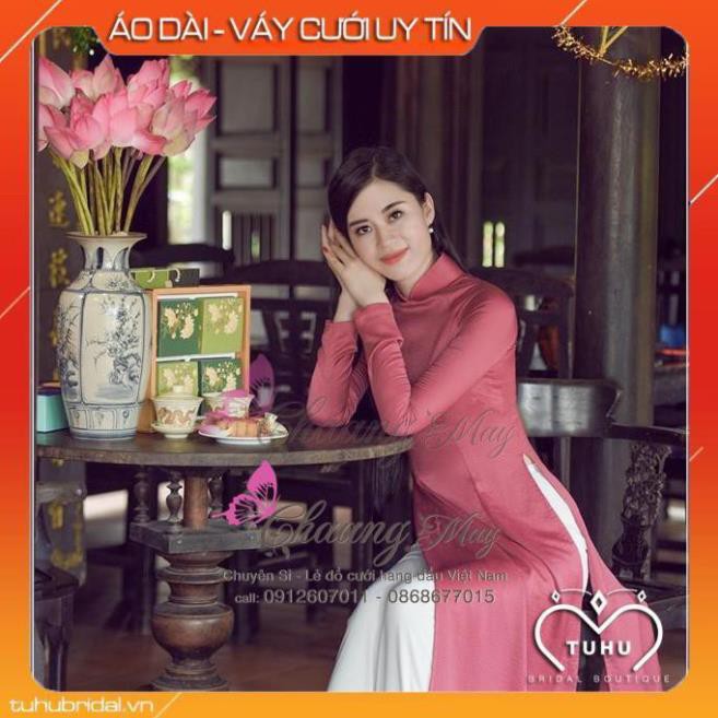 Áo dài tằm 💝FREESHIP💝 Áo dài truyền thống lụa tuyết đẹp [AOTT]