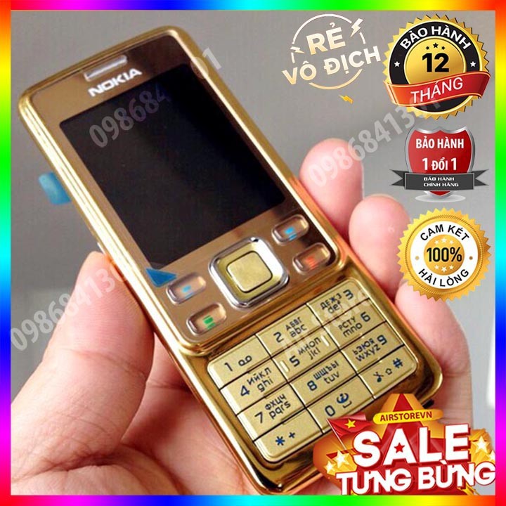 Điện Thoại Nokia 6300 Vàng Gold Kèm Pin Sạc | BigBuy360 - bigbuy360.vn