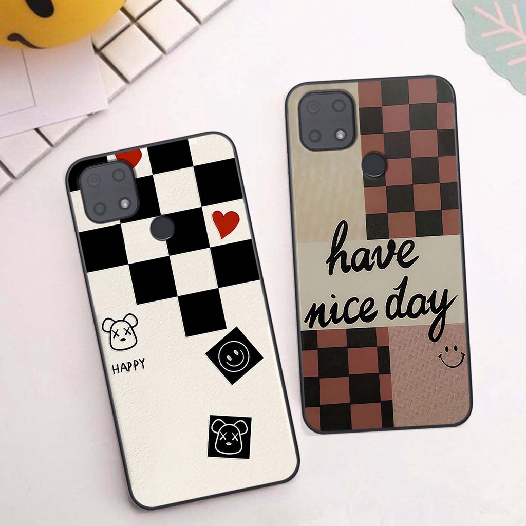 Ốp Xiaomi Redmi 10C caro trái tim cá tính, thời trang siêu đẹp, siêu phong cách