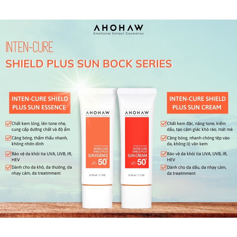 [Chính hãng]Kem chống nắng AHOHAW - SPF 50+/PA+++ Sun Essence