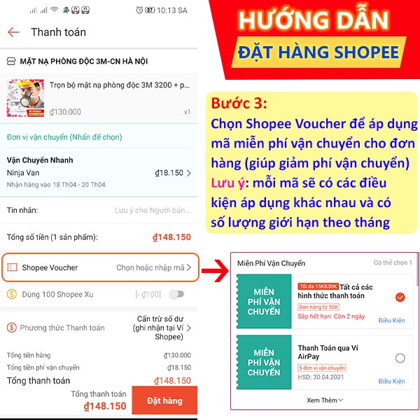 [LẺ] 1 cái Khẩu trang 3M 9332+ đạt chuẩn khẩu trang FFP3 khẩu trang N99