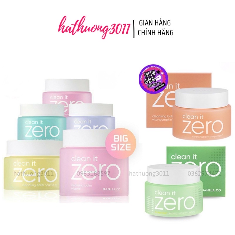 [Mẫu Mới] Sáp Tẩy Trang Banila Co Clean It Zero