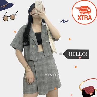 <Xả hàng> Set áo croptop mix chân váy - set vest nữ freesize siêu xinh