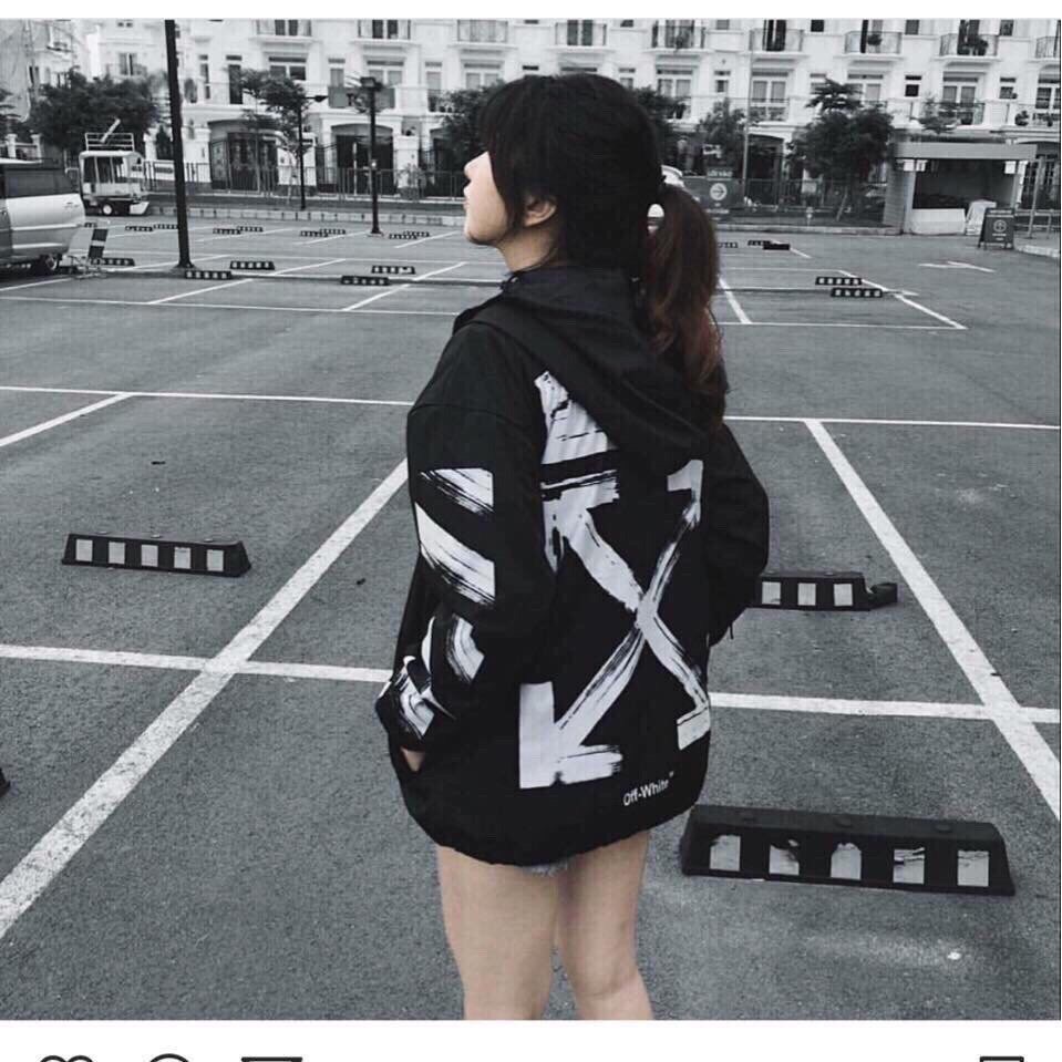 Áo Khoác dù Jacket unisex form rộng nam nữ 2 lớp OFF (Kèm ảnh thật Shop tự chụp) | BigBuy360 - bigbuy360.vn