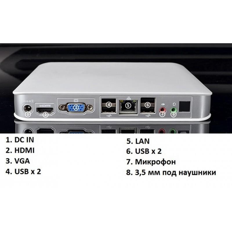 Bán SALE case Q3 mini PC CPU N2930 / RAM 8G / SSD mSATA 256G siêu mini có WIFI và HDMI