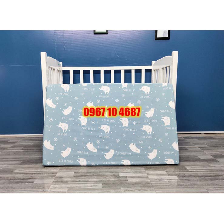 Ga bọc nệm cho cũi, drap bọc cho cũi