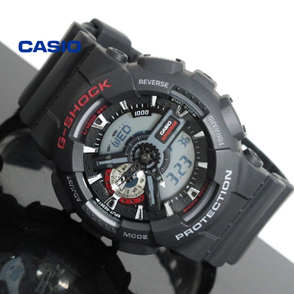 Đồng hồ nam CASIO G-Shock GA-110-1AHDR chính hãng - Bảo hành 5 năm, Thay pin miễn phí