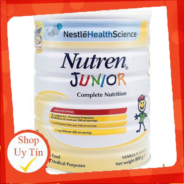 CHÍNH HÃNG Sữa bột Nestle Nutren Junior 800g