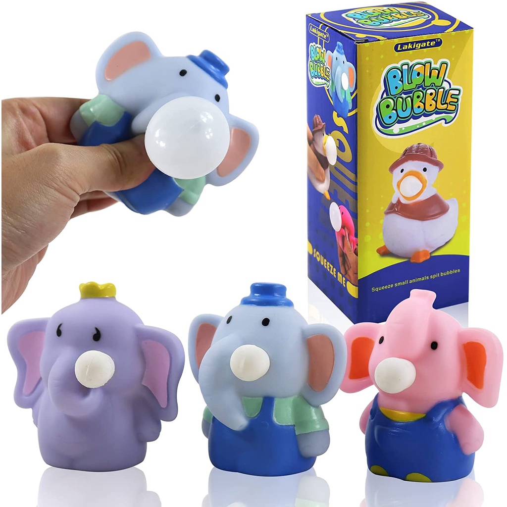 Đồ Chơi Squeeze Nhựa Dẻo Thú Thổi Bóng Siêu Cute Giảm Stress - An toàn cho bé