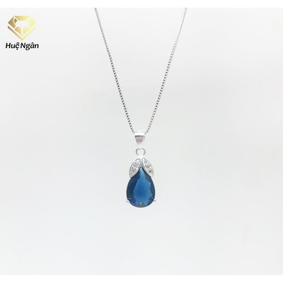 Dây chuyền bạc Ý 925 Huệ Ngân -Giọt sương long lanh PP0575