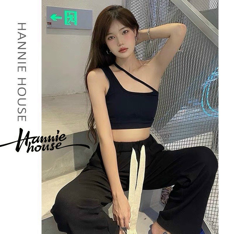 áo kiểu croptop dây bản to dây nhỏ xinh chất gân na