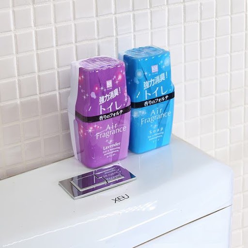 Hộp khử mùi nhà vệ sinh toilet Air Fragrance Kokubo 200ml hương bạc hà, chanh, lavender nội địa Nhật Bản