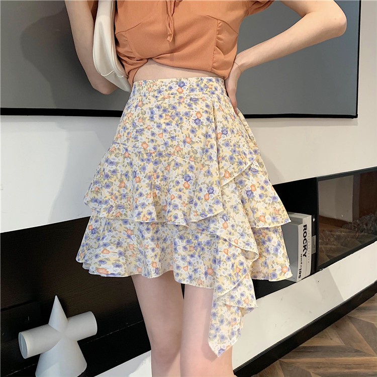 Chân Váy Chữ A Họa Tiết Hoa Nữ Tính | BigBuy360 - bigbuy360.vn