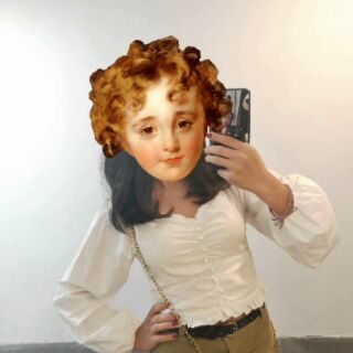Áo Sơ Mi Cổ Vuông Croptop [ Có ảnh thật order 5 - 7 ngày ]