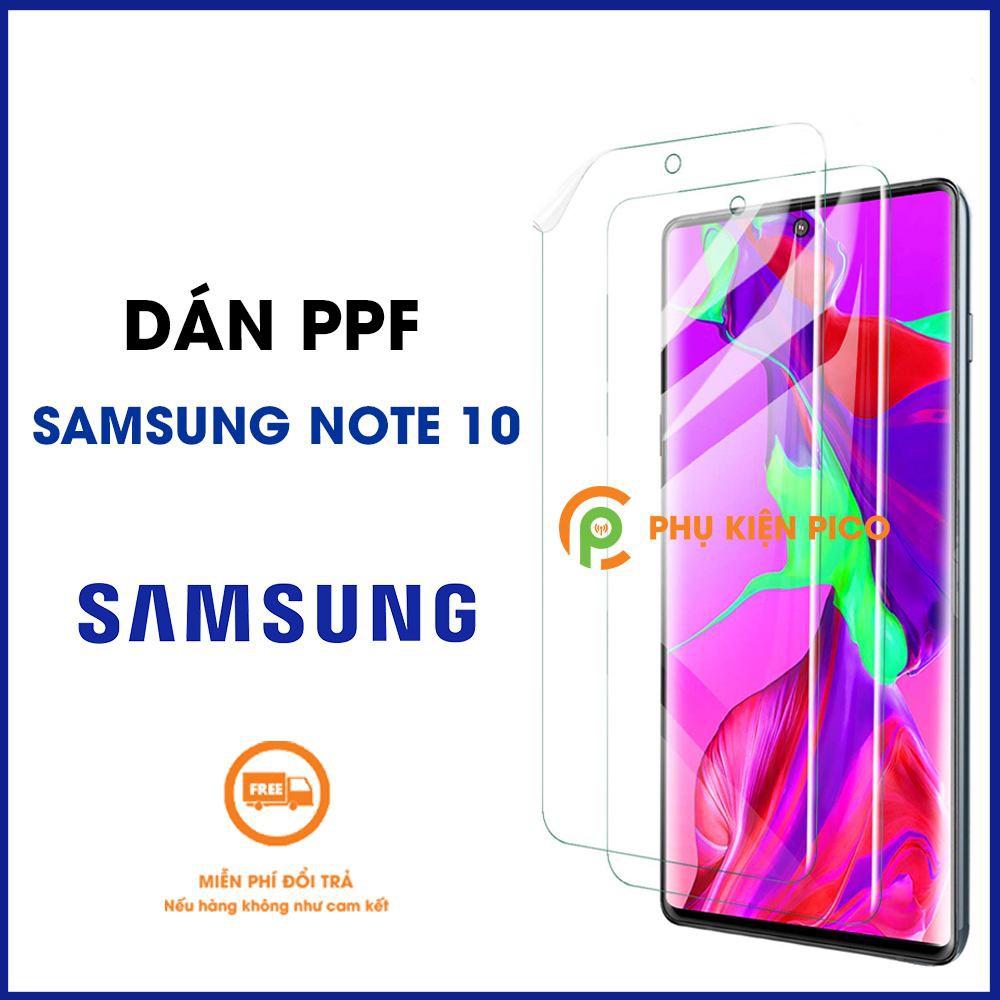 Dán PPF màn hình Samsung Galaxy Note 10 Note 10 Plus dẻo full viền