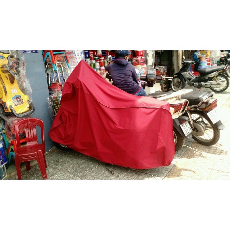 Bạt che  xe máy phúc thịnh vải dù chống nước siêu bền