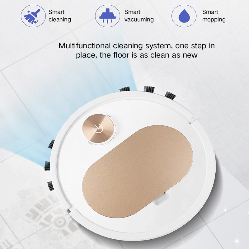 Robot hút bụi lau nhà thông minh tự động 3 in 1 Cap cấp ES350 Plus, Điều khiển qua App Điện thoại, máy tính bảng