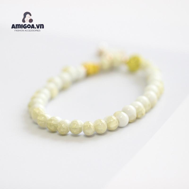 ✨✨Thời Trang Vòng Tay Mặt Hình Kỳ Lân / Thỏ Bằng Gốm Sứ Cho Nữ