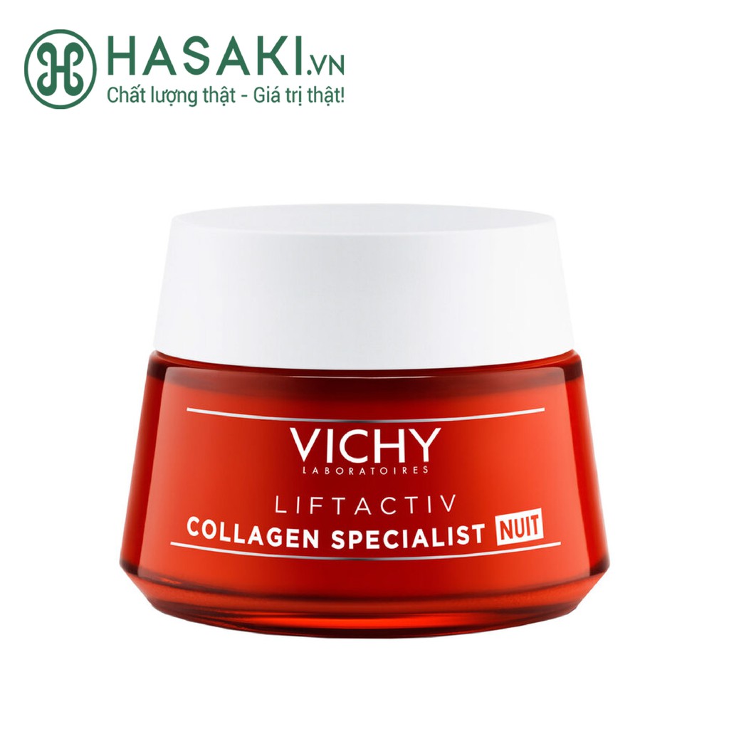 Kem Dưỡng Vichy Sáng Da, Mờ Thâm Nám Ban Đêm Liftactiv Collagen Specialist Night 50ml