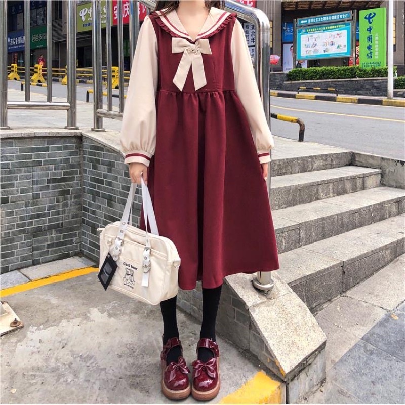 Váy Đầm Lolita Babydoll Tay Dài