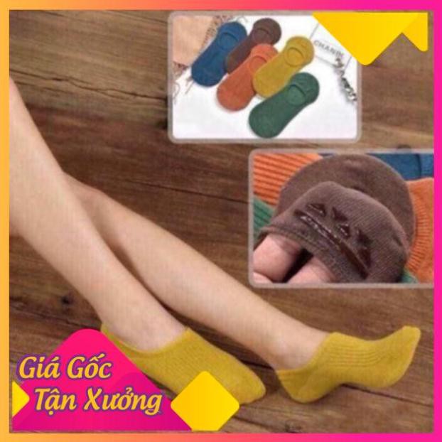 Set 5 Đôi Tất Hài Cotton Gân Nữ Loại Đẹp