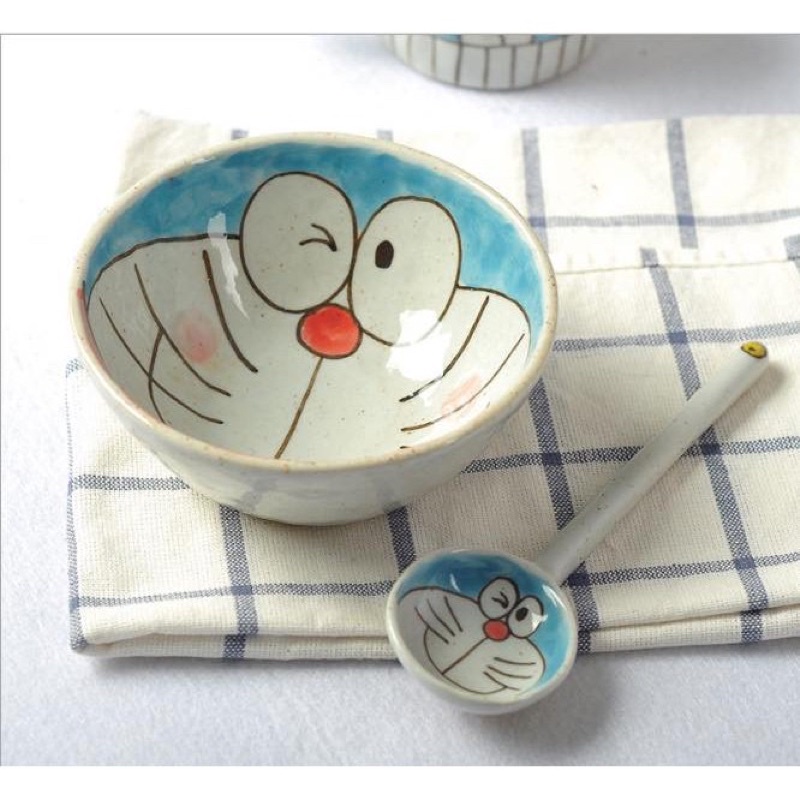 Quà tặng cho bé bộ bát đĩa, cốc hình DORAEMON đáng yêu