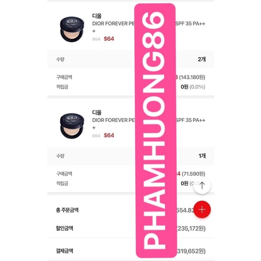 Cushion Dior Forever Perfect Cushion 1N.0N.2N Cho Làn Da Hoàn Hảo