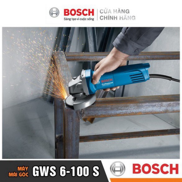 [HÀNG CHÍNH HÃNG] Máy Mài Góc Bosch GWS 6-100 S (100MM-710W) , Giá Cạnh Tranh, Chất Lượng Hàng Đầu