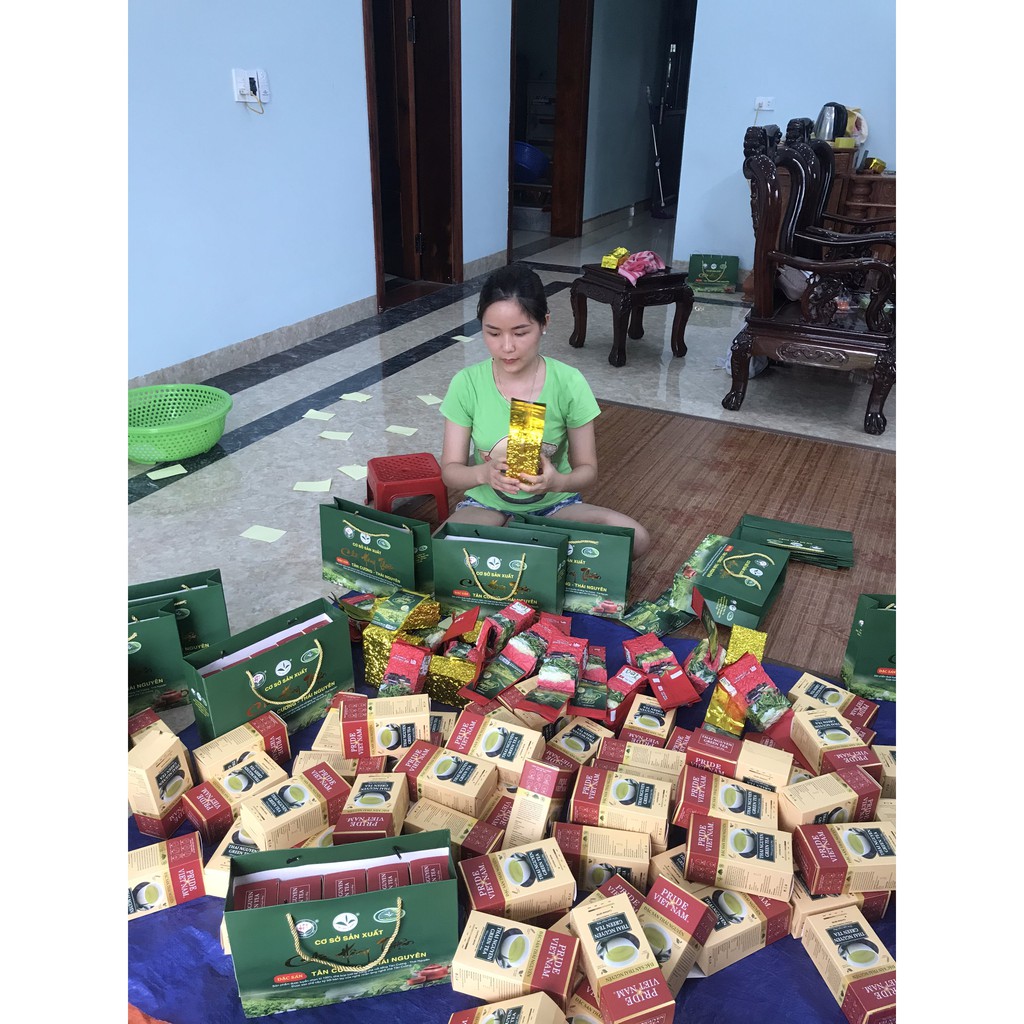 Trà Thái Nguyên - Chè Tân Cương Thái Nguyên- Tôm Nõn cao cấp 2(Tân Cương) ĐÓNG HỘP BIẾU FREE | BigBuy360 - bigbuy360.vn