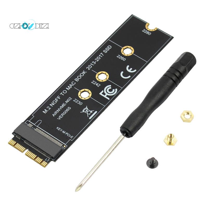 Thẻ Chuyển Đổi M.2 NVME SSD Cho MacBook Air Pro Retina 2013-2017 NVME/AHCI SSD A1465 A1466 A1398 A1502