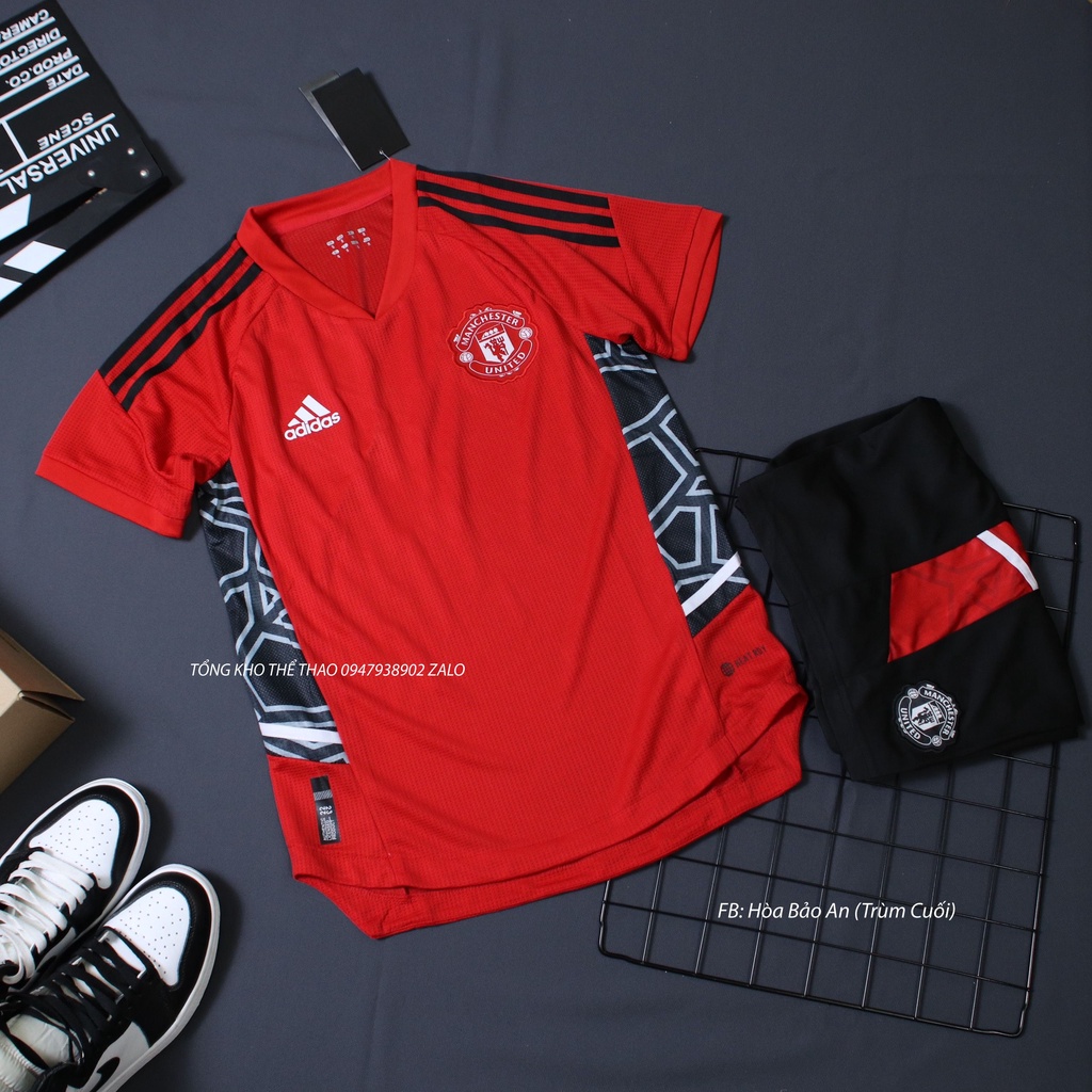 Áo Đá Banh MU 2023 Sân Nhà/ Sân Khách- Áo bóng đá Manchester United - vải lưới Polyester cao cấp phom 43-90kg