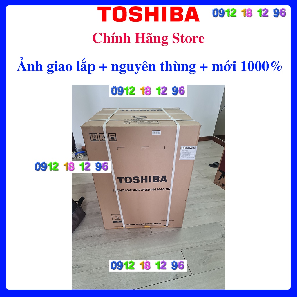 [Toshiba BK95S2V] Máy giặt Toshiba TW-BK95S2V(WK) Inverter 8.5 Kg, Bảo hành chính hãng 2 năm.