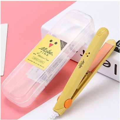 [FREESHIP] Máy Ép/Uốn Cúp/Duỗi Tóc Mini Cầm Tay Full Box Hình Thú - Chế Độ Làm Nóng Siêu Nhanh