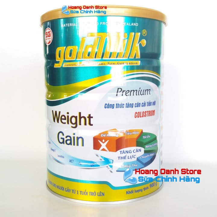 Sữa TĂNG CÂN dành cho người gầy Goldmilk 900g - Goldmilk Colostrum Gain Plus