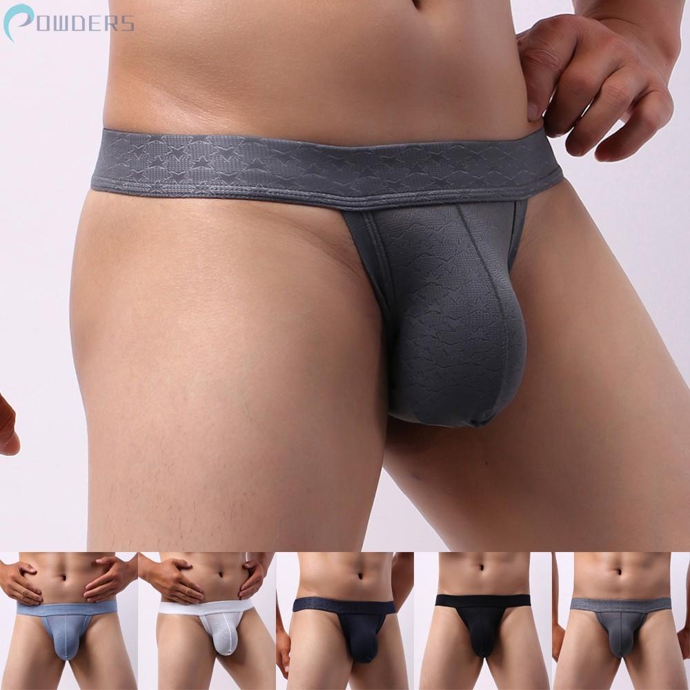 Quần Lót Mềm Mại Lưng Thấp Phối Dây Quyến Rũ Cho Nam