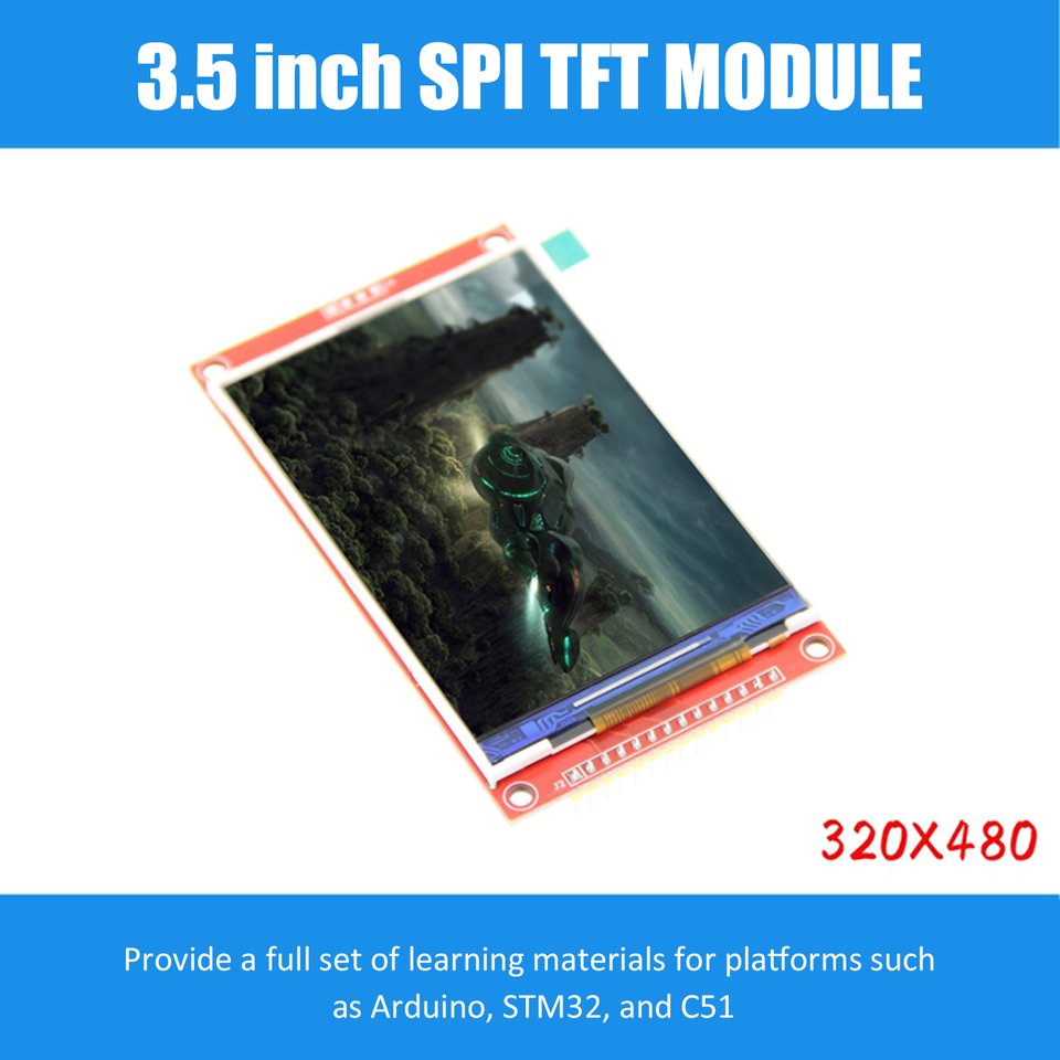 Mô Đun Hiển Thị Lcd Tft Ic Ili9341 3.5 Inch 320x240 Spi