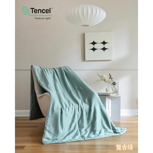 CHĂN TENCEL Morandi 100S 🤎 - Chiếc chăn Tencel đơn giản