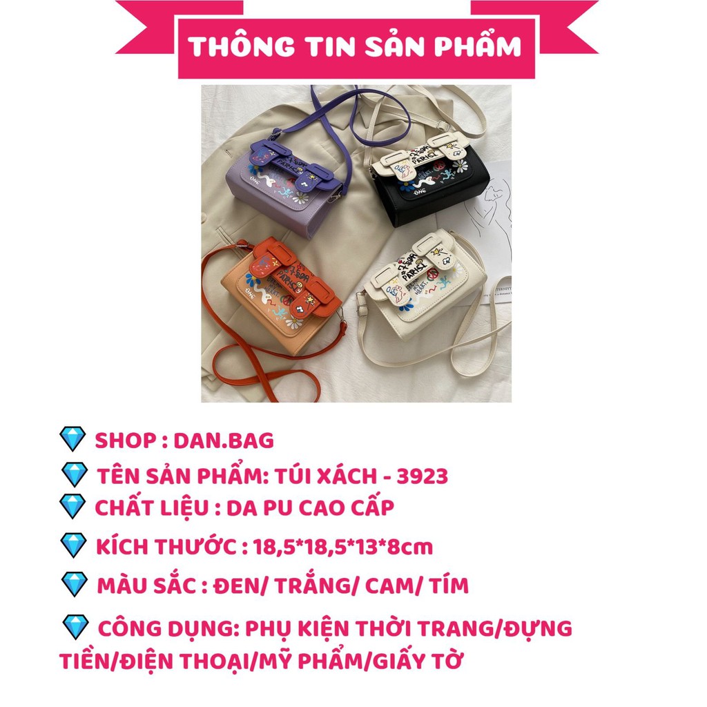 Túi Xách Nữ Mini Da PU Cao Cấp - Túi Đeo Chéo Nữ phối họa tiết hoạt hình dễ thương đáng yêu mã 3923 | BigBuy360 - bigbuy360.vn