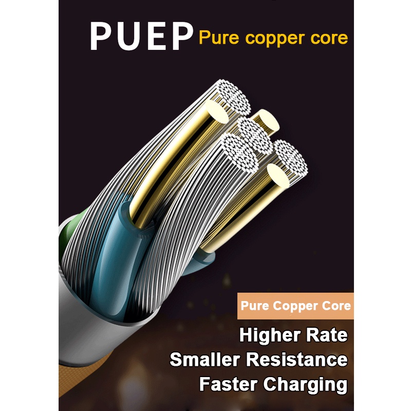 Cáp Sạc Nhanh Micro USB Type C Kiểu Dây Bện Nylon Đa Năng 3A Cho Điện Thoại Di Động