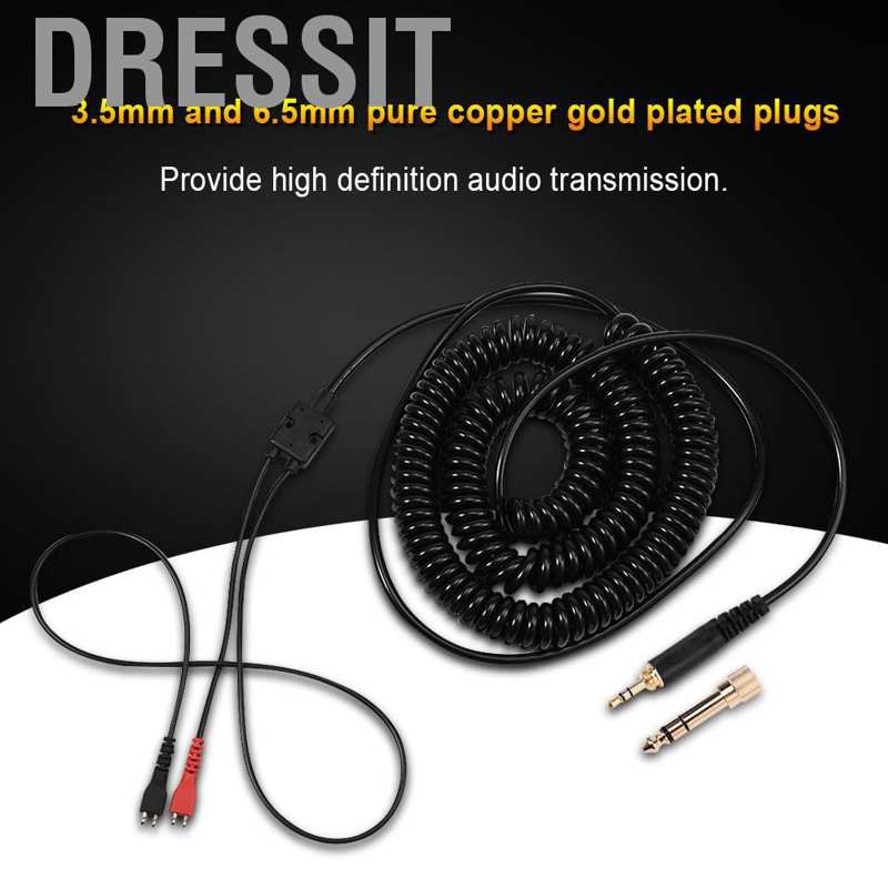 Dây Cáp Tai Nghe 3.5mm + 6.5mm Cho Tai Nghe Sennheiser