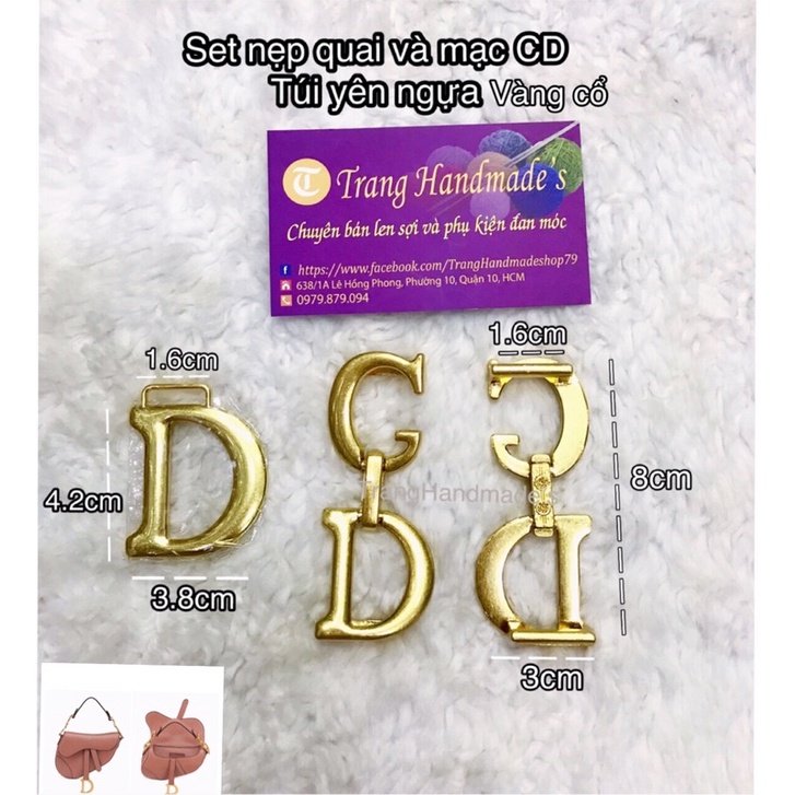 Set nẹp quai và mạc túi CD yên ngựa