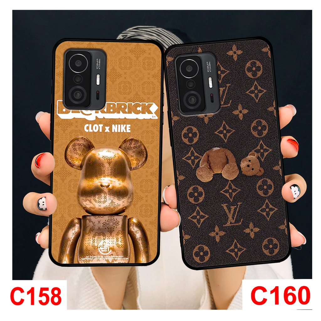 Ốp Xiaomi Mi 10T - Mi 10T Pro - Mi 11T - Mi 11T Pro in hình gấu bearbrick thời trang. ốp lưng xiaomi redmi rẻ bền đẹp.