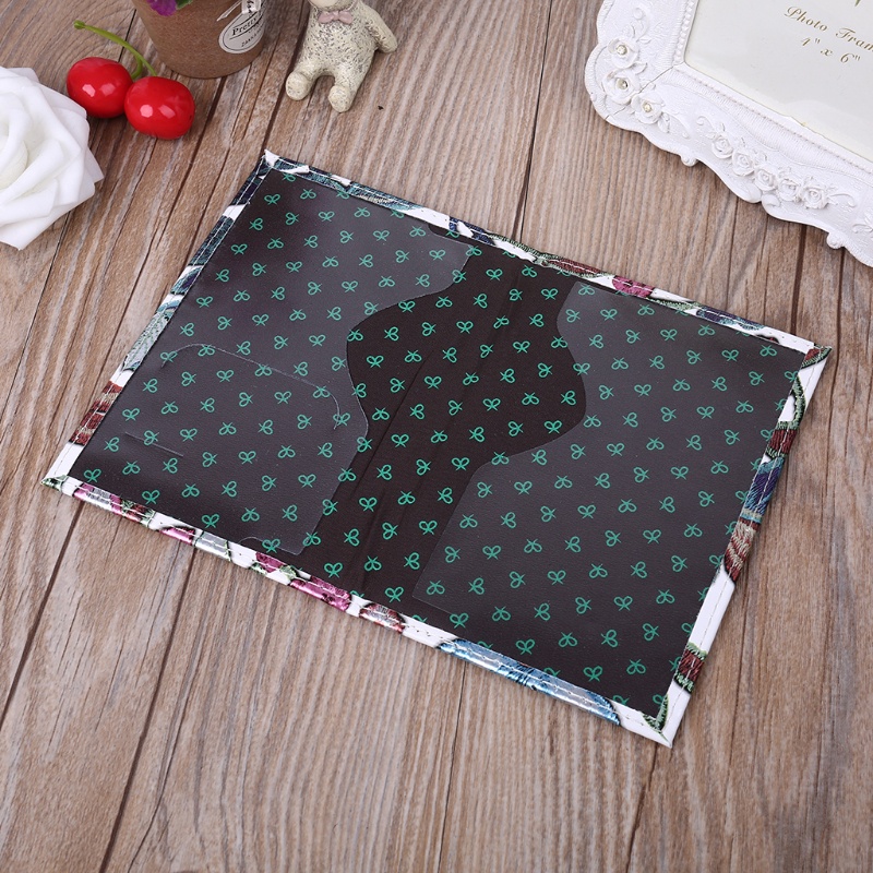 Ví Đựng Hộ Chiếu Thêu Hoa Xinh Xắn