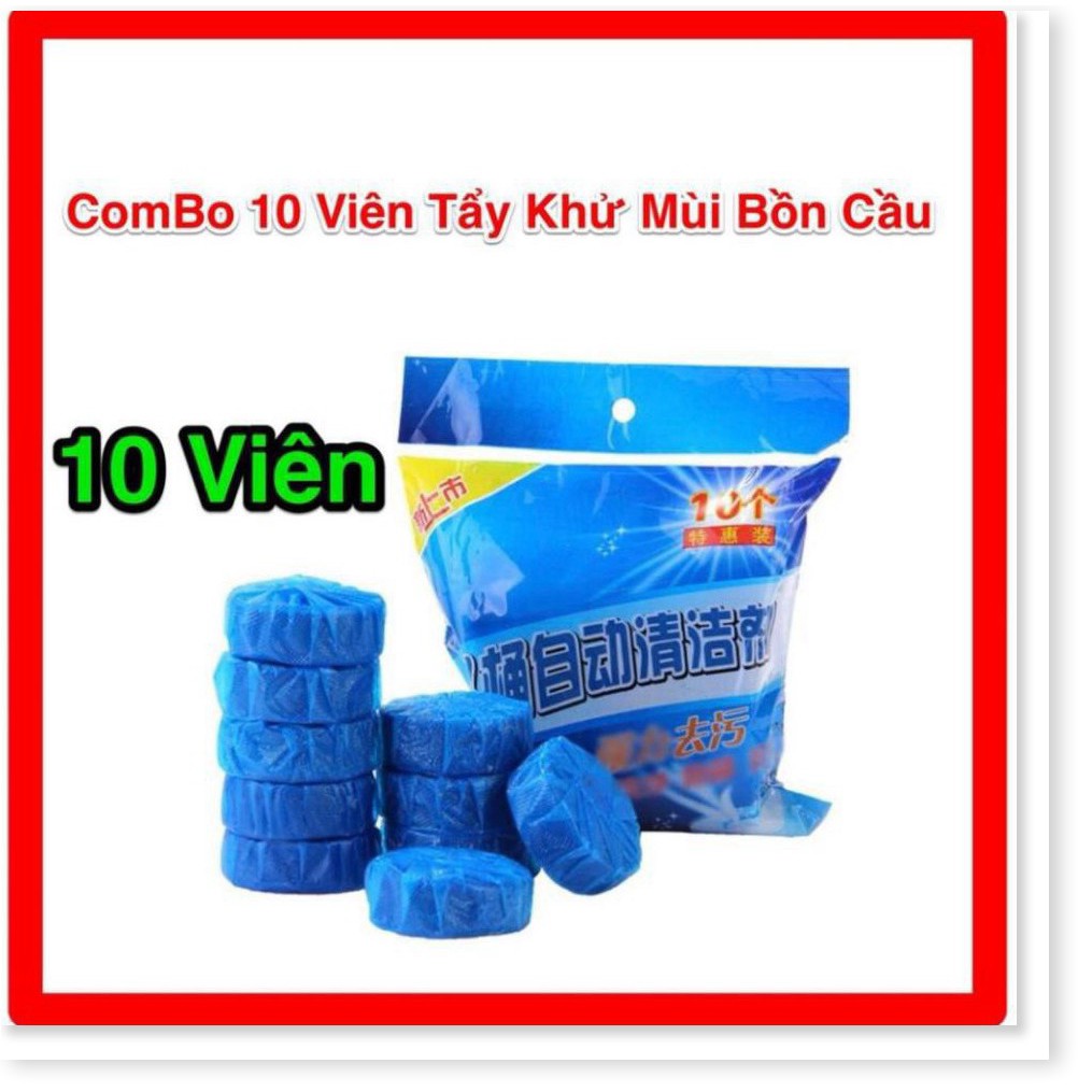 Combo 10 Cục Tẩy Bồn Cầu 💖FREESHIP💖 và Khử Mùi Bồn Cầu