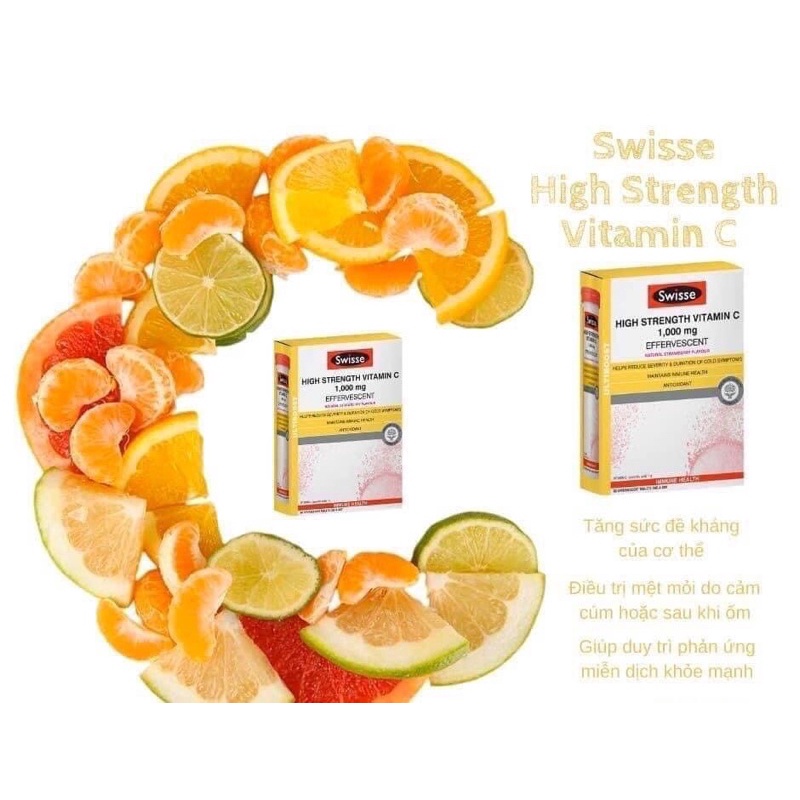 Viên sủi bổ sung C Swisse Úc