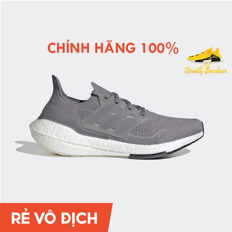 Giày Sneaker Thể Thao Nam Adidas Ultra boost 21 FY0381 "Wolf Grey" - Hàng Chính Hãng - Bounty Sneakers