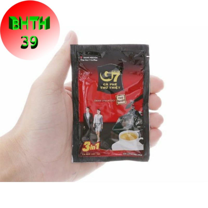 (Có hỗ trợ nowship hỏa tốc) Cà phê trung nguyên - Cafe G7 bịch 50 gói