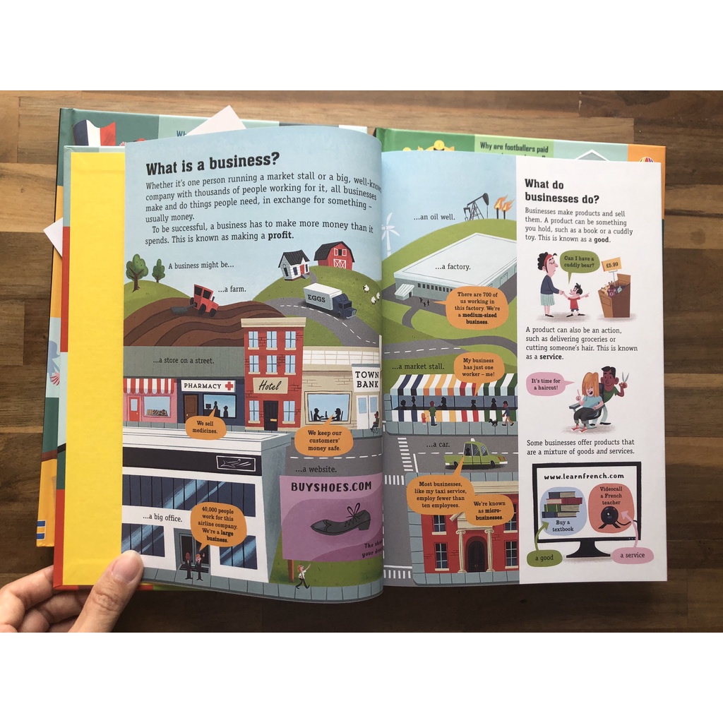Sách Usborne - Business for Beginners - Kinh doanh dành cho trẻ em