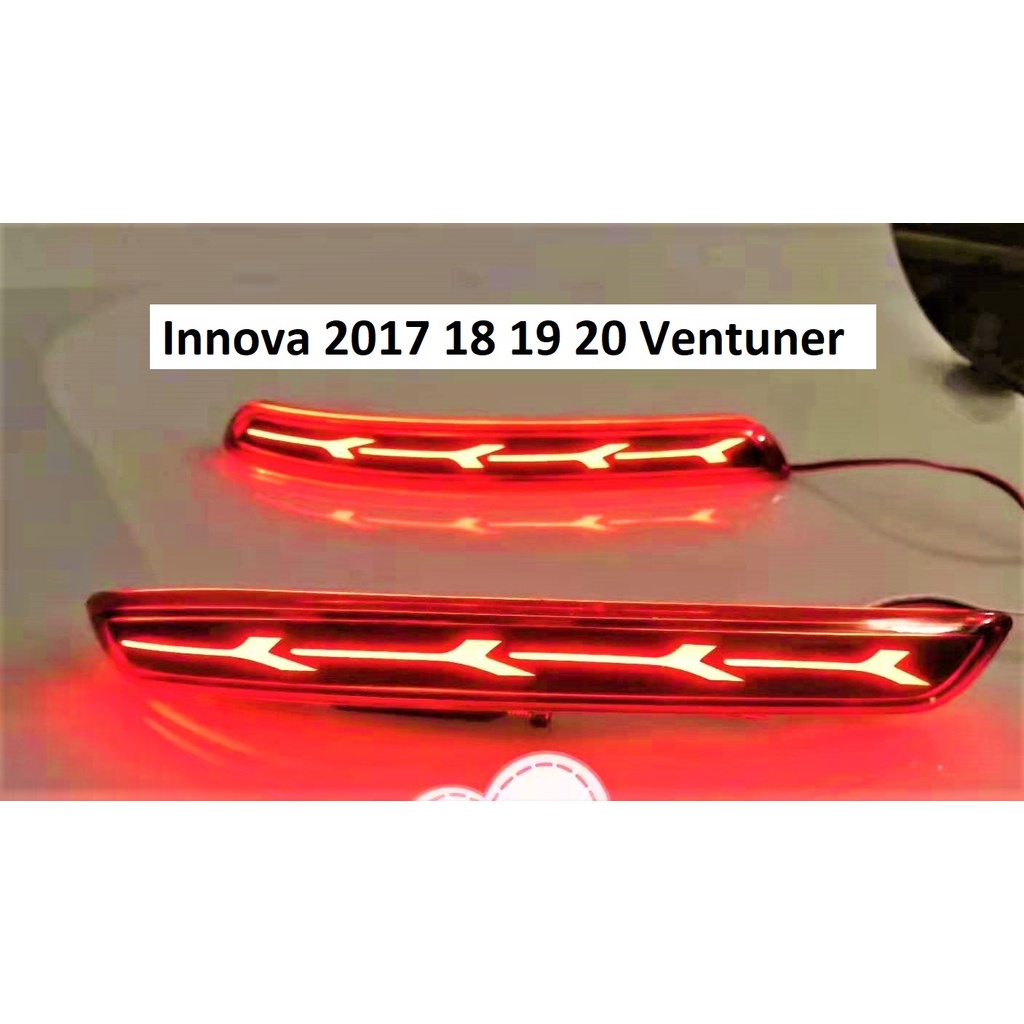 [Mã LIFEAUMAY giảm 10% tối đa 30k đơn 150k] Led cản sau Innova led gầm sau 3 chế độ xi nhan chạy đẹp mắt cho Ventuner